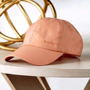 WOOLX Frankie Baseball Hat Breathable Merino Wool in Salmon Casual Outdoor